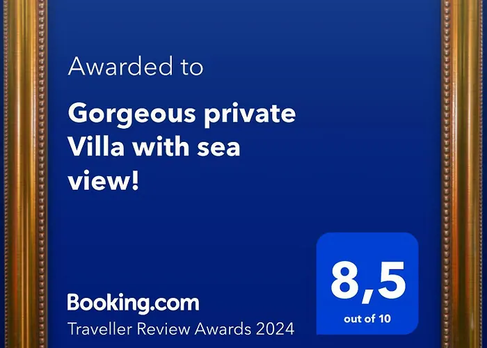 Villa Gorgeous Private With Sea View! *